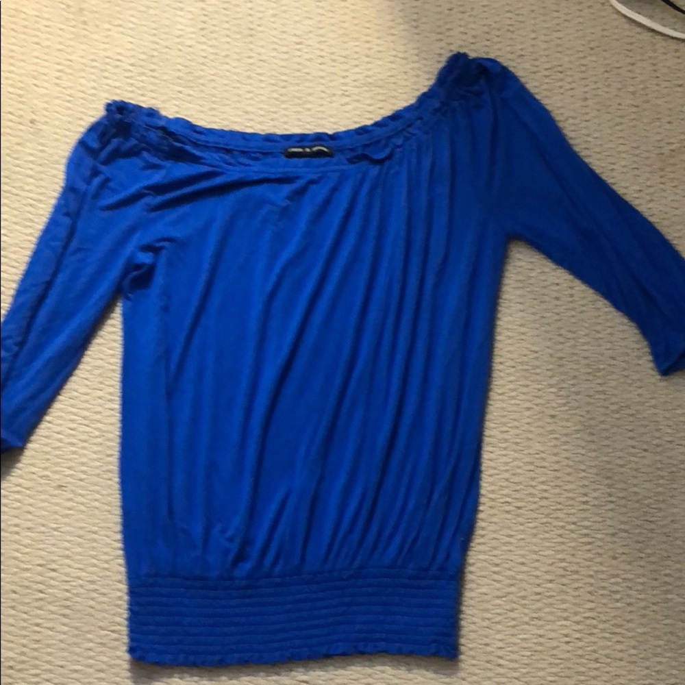 Blue express top